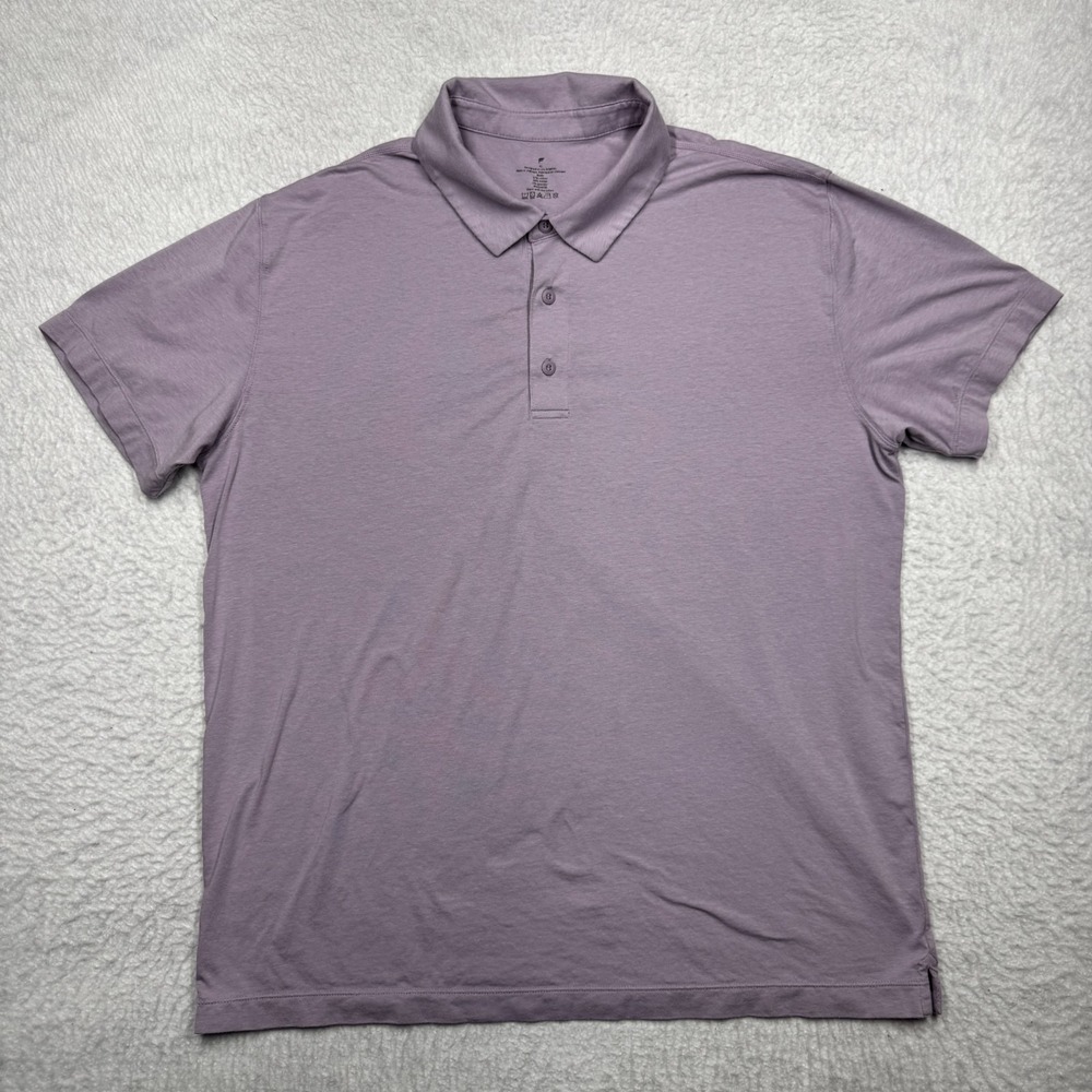 Fabletics‎ Polo Shirt Light Purple Golf Athletic Men's Size XL
